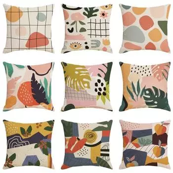 Чехол для подушки Практичный Немнущийся Дышащий Чехол для подушки Подарочный Чехол для подушки Наволочка для дивана A