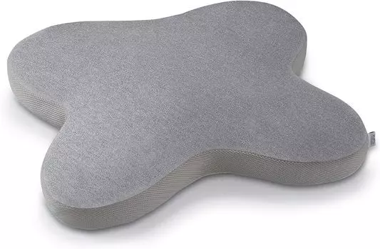 Чехол для подушки Tempur, серый, гладкий, для подушек, гладкий, антибактериальный и устойчивый к запахам, эластичный чехол для подушки 73006436 On-Brush