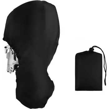 Чехол для подвесного мотора, чехол для лодочного мотора, 420D Oxford, ткань с ПВХ-покрытием, водонепроницаемый чехол для лодочного мотора, простая установка, подходит для черного цвета 6 л. с.-150 л. с.