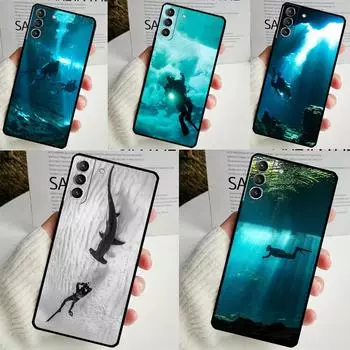 Чехол для подводного плавания для Samsung Galaxy S24 Ultra S22 Plus S20 S21 FE S8 S9 S10 Note 10 20 S23 Ultra Cover Galaxy S8