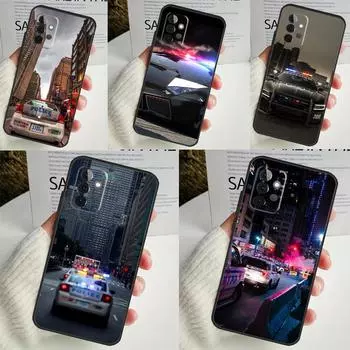 Чехол для полицейской машины для Samsung Galaxy A54 A34 A14 A13 A33 A53 A12 A32 A52 A71 A51 A15 A25 A35 A55 Samsung A33 5G