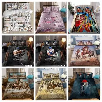 Чехол для постельного белья, футболка Tmarc Tmarctee, индивидуальное имя, американский художник-распылитель, декор для спальни Single 135x200cm