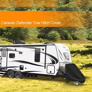 Чехол для прицепного устройства Caravan Hitch Cover из водонепроницаемой ткани Oxford, чехол для прицепного устройства с защитой от ультрафиолета, тент для прицепа Caravan RV, аксессуары для кемпера United States