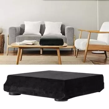 Чехол для проигрывателя виниловых пластинок с эластичной лентой, защитный чехол для проигрывателя виниловых пластинок, защитный чехол для проигрывателя виниловых пластинок Audio Technica AT LP60XBT чёрный