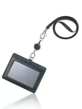 Чехол для пропуска Чехол для пропуска с катушкой для женщин [Mura] зелёный