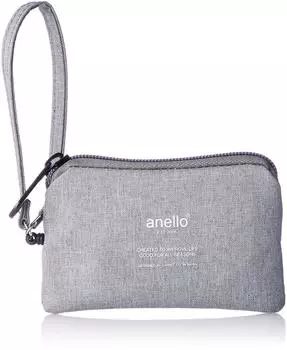 Чехол для пропуска из полиэстера с катушкой THE DAY серый [Anello] AU-H1159