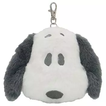 Чехол для пропуска на товары персонажа Snoopy Gray [Nakajima Corporation]