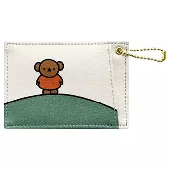 Чехол для пропуска с узором «Boris Mountain Streamer» BN2086OW [Miffy], двухсторонний, женский