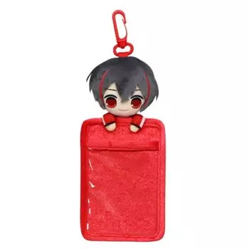 чехол для пропуска в виде плюшевого животного, цветной персиковый Карапичи, примерно 16 см (Юань)