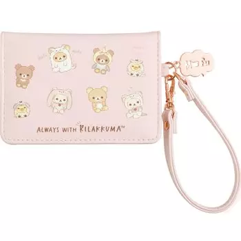 Чехол для пропуска вашей маленькой семьи Rilakkuma PB67901 [San-X]