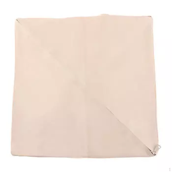 Чехол для пуфа, подставки для ног, напольной подушки, сиденья, спальни и офиса Gray Square