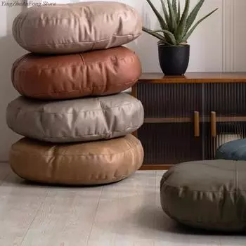 Чехол для пуфа в скандинавском стиле без наполнителя, технологичный тканевый пуф, чехол для подушки в спальню, простая подставка для ног, японский футон с татами 40cm