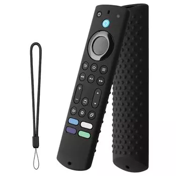 Чехол для пульта дистанционного управления Fir TV 4K Max 2-го поколения Чехол для пульта дистанционного управления Fir TV 4K Max 2023 Совместим с чехлом для пульта дистанционного управления Stck 2023 чёрный
