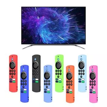 Чехол для пульта дистанционного управления с ремешком, полный охват, грязеотталкивающий силиконовый защитный чехол для пульта дистанционного управления для Alexa Voice Remote Lite(2-е поколение) E