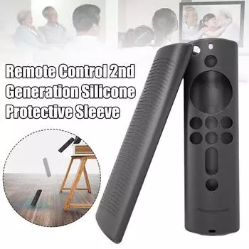 Чехол для пульта дистанционного управления, силиконовый чехол для Fire TV Stick, поколение чехлов)/Пульт дистанционного управления огнем (2-й Silico J6A4 red-one-size