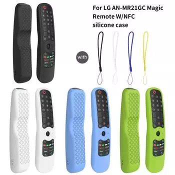 Чехол для пульта дистанционного управления Водонепроницаемый, грязеотталкивающий, противоударный, светится в темноте, износостойкий, полная защита, с ремешком, защитным держателем для управления чёрный