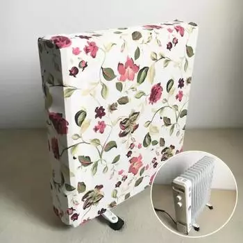 Чехол для радиатора с рисунком из мультфильма, чехол для бытовой масляной банки, чехол для обогревателя, чехол для электрического отопления, для хранения вещей в доме, чистый