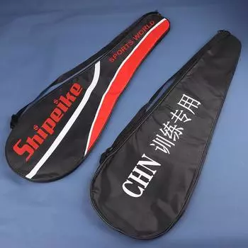 Чехол для ракетки для бадминтона, сумка для переноски ракетки через плечо, чехол для тенниса, держатель для хранения, защитный чехол для ракеток из ткани Оксфорд A1