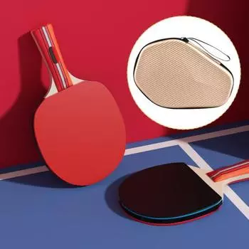 Чехол для ракетки для настольного тенниса, водонепроницаемый чехол для хранения ракетки для пинг-понга, шестиугольная сумка для ракетки для дома, школы, спортзала чёрный