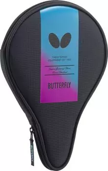 Чехол для ракетки для настольного тенниса Чехол вмещает 1 ракетку 63410 бирюзовый [бабочка] YT полный бирюзовый синий