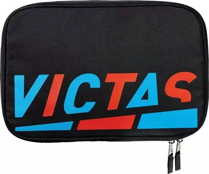 Чехол для ракетки для настольного тенниса VICTAS Play Logo, синий x красный 672101 BL/RD(5090)