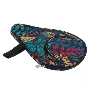 Чехол для ракетки для настольного тенниса PATIKIL 12 x 8 , сумка для переноски ракетки для настольного тенниса с карманом для мячей, синий