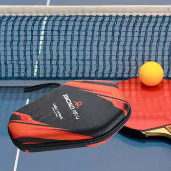 Чехол для ракетки Pickleball, чехол для настольного тенниса, сумка для хранения, вмещает 1 2 мяча для пинг-понга Red Black