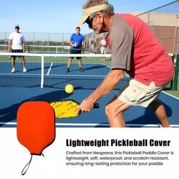 Чехол для ракетки Pickleball, легкий чехол для ракетки Pickleball со шнурком, водонепроницаемый, устойчивый к царапинам, аксессуары для Pickleball зелёный
