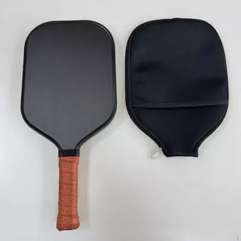 Чехол для ракетки Pickleball Paddle из неопрена защитит вашу застежку-молнию чёрный
