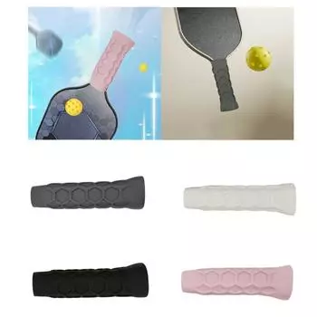 Чехол для ракетки Pickleball с сотовым дизайном уменьшает вибрацию. Замена накладки на ракетку Pickleball. розовый