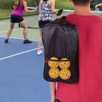 Чехол для ракетки Pickleball, вмещает 2 ракетки и 4 мяча, практичный и многофункциональный