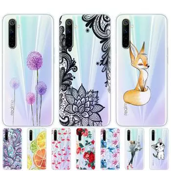 Чехол для Realme 6 Realme 6 Pro, чехол Realme 6s, силиконовый мягкий чехол из ТПУ на заднюю панель телефона для OPPO Realme6 6Pro Realme6Pro, чехол в виде ракушки For Realme 6