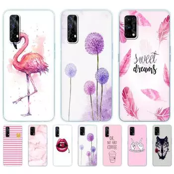 Чехол для Realme 7 для OPPO Realme 7 Pro, противоударный мягкий силиконовый чехол из ТПУ для задней панели телефона Realme7 7Pro, чехол-бампер, чехол For Realme 7