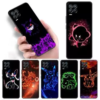 Чехол для Realme 8 C21y GT Neo 2 3 8i C21 7 C11 6 C12 C35 C3 GT 9 Pro C12, силиконовый чехол для телефона из ТПУ, аниме Pokemon Japan Realme 8i