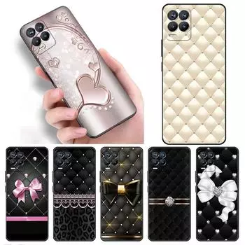 Чехол для Realme 8 C21y GT Neo 2 3 8i C21 7 C11 6 C12 C35 C3 GT 9 Pro C12, силиконовый чехол для телефона из ТПУ с бантиком Realme 8i