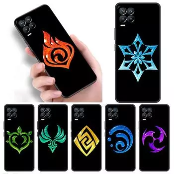 Чехол для Realme 8 C21y GT Neo 2 3 8i C21 7 C11 6 C12 C35 C3 GT 9 Pro C12 силиконовый чехол для телефона TPU Genshin Impact Realme 8i