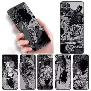 Чехол для Realme 8 C21y GT Neo 2 3 8i C21 7 C11 6 C12 C35 C3 GT 9 Pro C12 силиконовый чехол для телефона TPU Chainsaw Man Cool Realme 8i