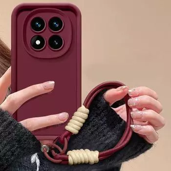 Чехол для Realme C63 5G Чехол для телефона Realme C63 5G Чехол с плетеным шнурком Чехол для защиты кожи от ударов Realme C63 5G