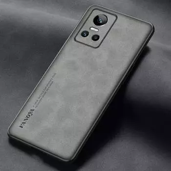 Чехол для Realme GT Neo3 с кожаным узором, противоударная задняя крышка для Realme GT2 GT Neo 2, роскошный кожаный чехол для Realme GT2 Pro realme GT Neo3 чёрный