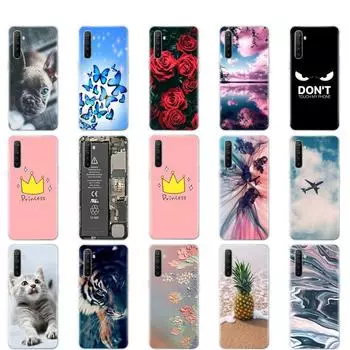 Чехол для Realme XT RMX1921, мягкая задняя крышка из ТПУ для телефона OPPO RealmeXT, силиконовый чехол-бампер, 6,4 дюйма, полный защитный чехол на 360 градусов Realme XT