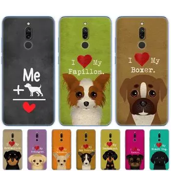 Чехол для redmi 8a 8 Чехол для redmi note 8 9 PRO 8T 9S Чехол для xiaomi mi NOTE 10 PRO 9 lite POCO F2 Pro Моя собака йоркширский терьер папильон боксер redmi 8a