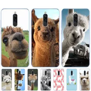 Чехол для redmi 8a 8, чехол для redmi note 8 9 PRO 8T 9S, чехол для xiaomi mi ПРИМЕЧАНИЕ 10 PRO 9 lite POCO F2 Pro, альпаки, Альпака, Рождество redmi 8a