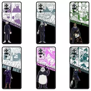 Чехол для Redmi 9 9a 10 8t 9c k40 для Xiaomi Redmi note 11 10 9 pro 11T, чехол 8pro 7 9S 9T Funda Jujutsu kaisen Panda Makizenin Redmi Note 7