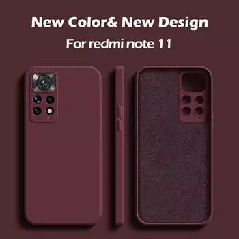 Чехол для Redmi Note 11 12 11S Pro Plus 5G, жидкие силиконовые чехлы для телефонов Xiaomi Redmi Note 11 12 Note11 Note12 Pro Turbo, мягкий чехол Redmi Note11(Global)