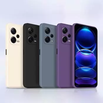 Чехол для Redmi Note 12 Pro Plus, квадратный жидкий силиконовый чехол для телефона Xiaomi Redmi Note 12 Note12 Pro Plus 5G, защитная задняя крышка RedmiNote12 4GGlobal белый