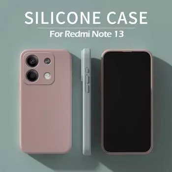 Чехол для Redmi Note 13 Note13 Pro, жидкий силиконовый мягкий чехол для Xiaomi Redmi Note 13 Note13 Pro Plus 5G Note13Pro, чехол для телефона Redmi Note 13 4G