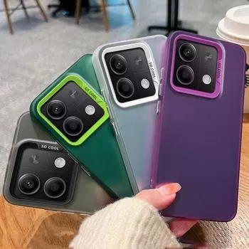 Чехол для Redmi Note 13 Pro 4G Чехол для телефона Redmi Note 13 4G 5G Чехол для Redmi Note 13 Pro 5G Чехол Роскошный металлический матовый чехол Aurora Skin Redmi Note 13 4G