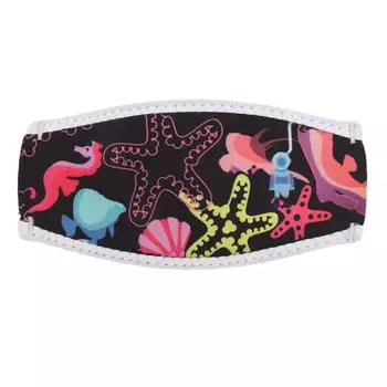 Чехол для ремешка очков для дайвинга, двухслойный неопреновый, регулируемый, водонепроницаемый, удобный, защита для волос