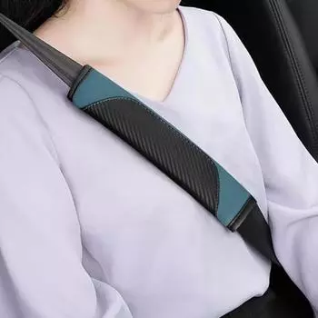 Чехол для ремня безопасности автомобиля, износостойкий, универсальный, простой в установке, подушка для ремня безопасности автомобиля чёрный