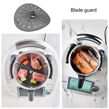 Чехол для резака Yousheng, надежный, износостойкий пластиковый, практичный, пищевой, скребок для мясорубки Thermomix-TM5/TM6/TM21/TM31 серый